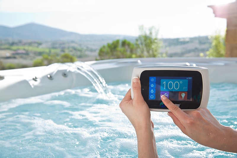 Hot tub innovations include wireless control panels.